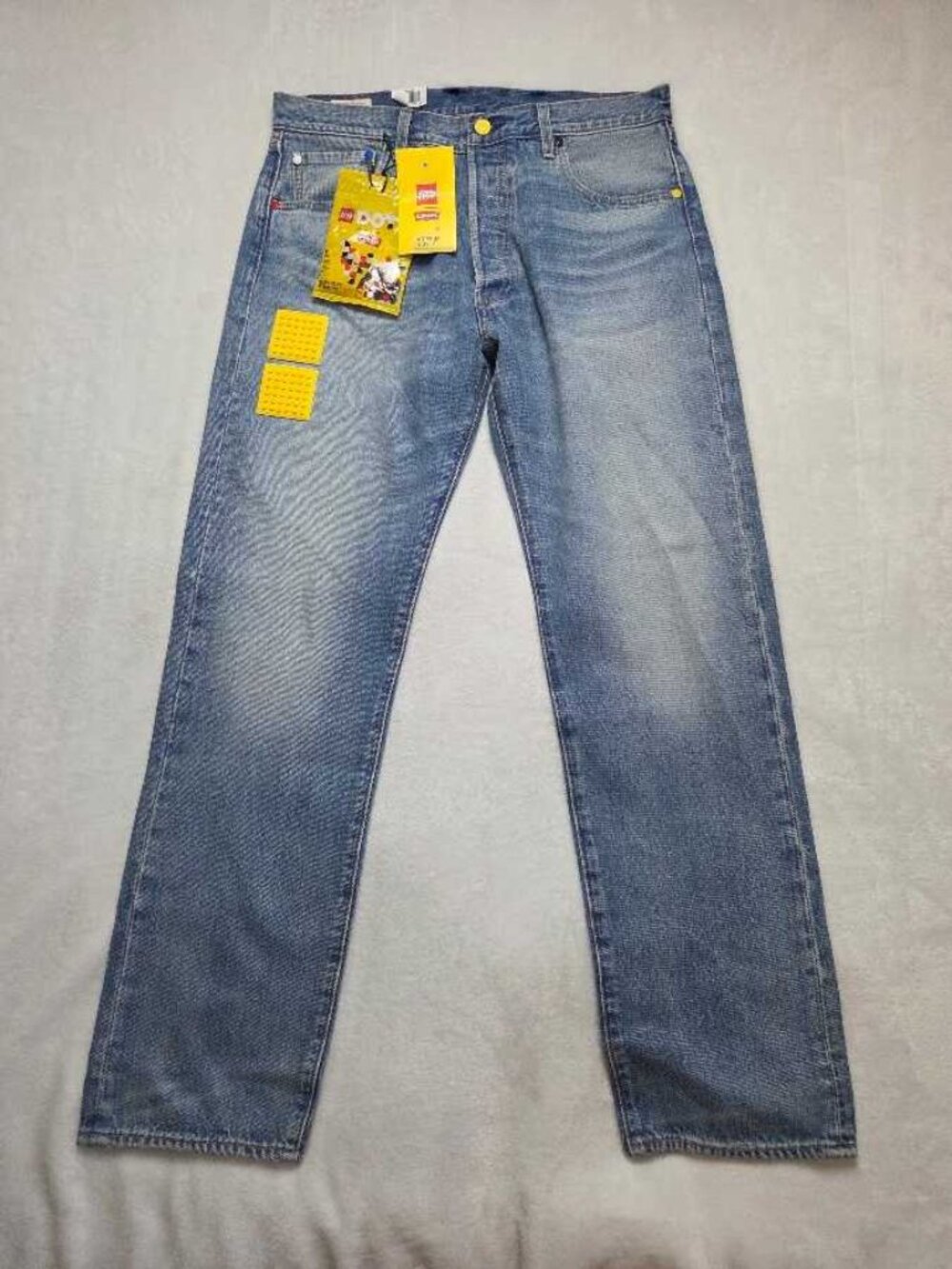 New 34x32 Levi's X Lego Collection colab 501 93' Straight Fit jeans